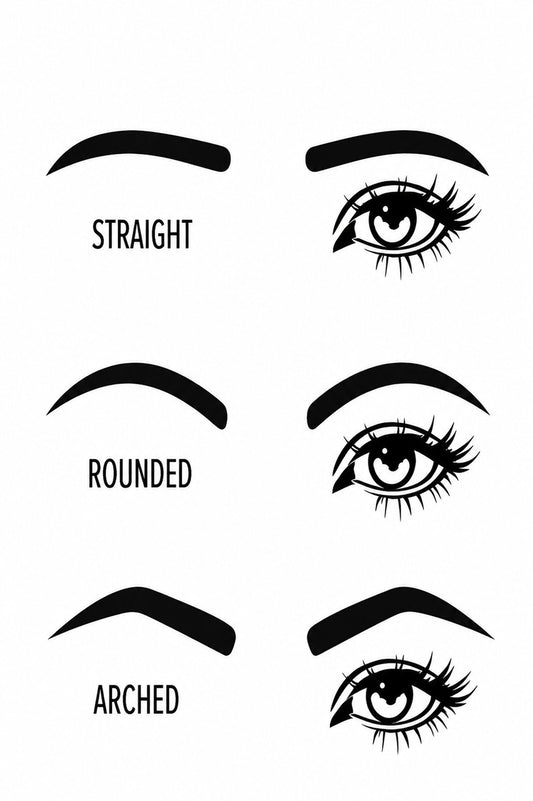 Perfect brow stamp stencil kit